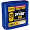 Core Tarps Heavy Duty Tarp, 50 ft L x 0.5 mm H x 24 ft W, 20 Mil, Blue, Polyethylene CT-705-24X50 - alternate 1